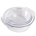 Glass Cooking Dishes - Set of 3 | M&W