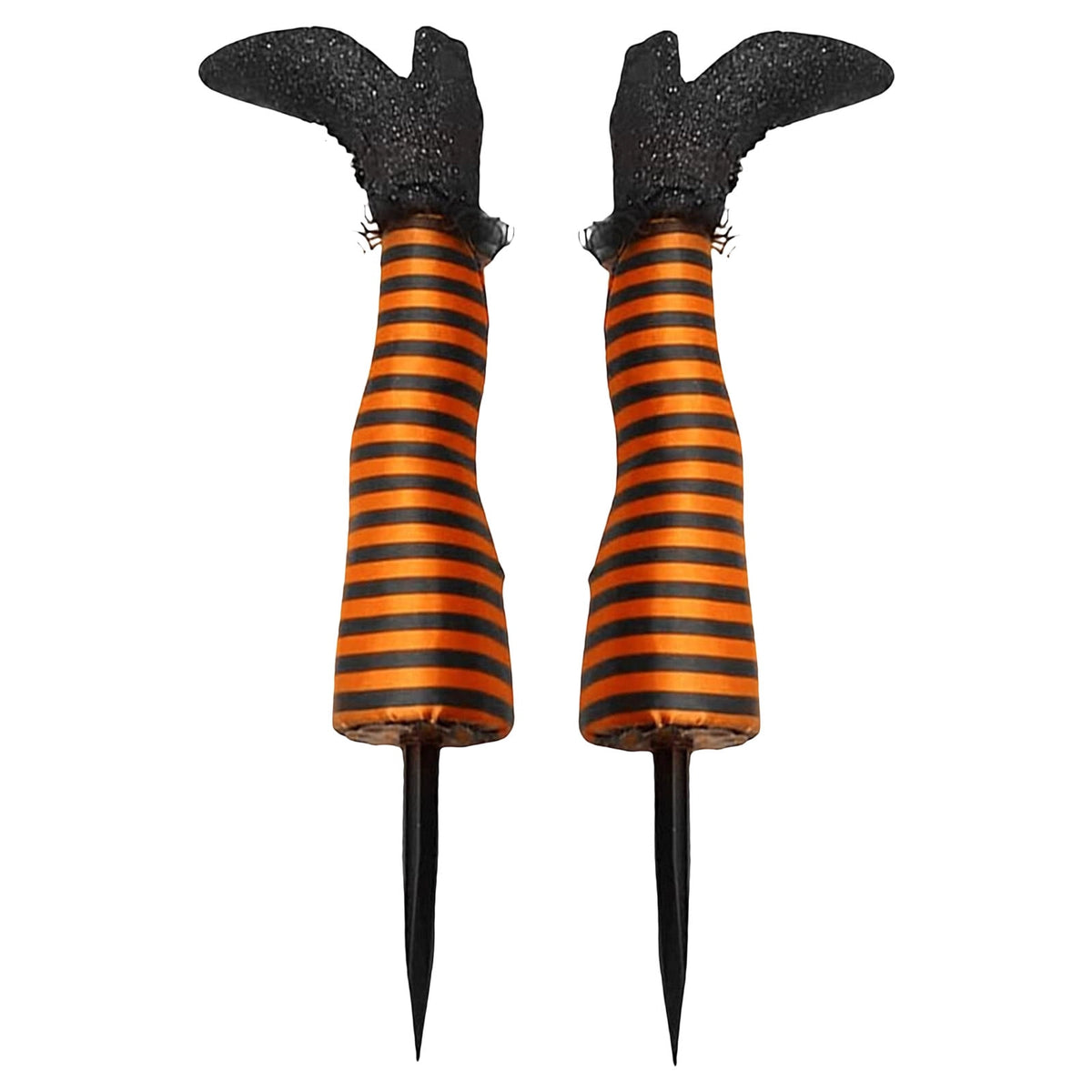 Halloween Decorations Outdoor Witch Legs Yard Stakes, 18.5" Witch Halloween Graveyard Lawn, Yard, Prop and Patio Decorations