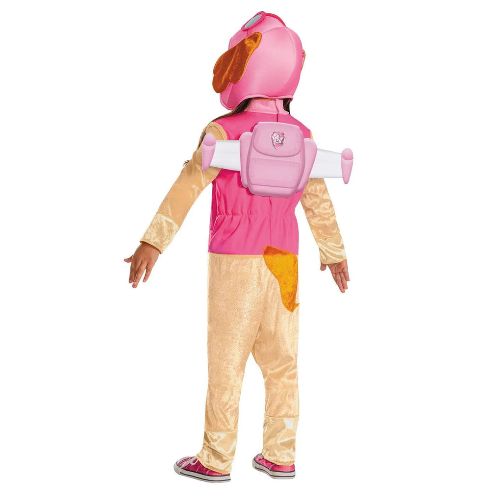 PAW Patrol Girls' Skye Classic Costume Jumpsuit - Pink Large 4-6X