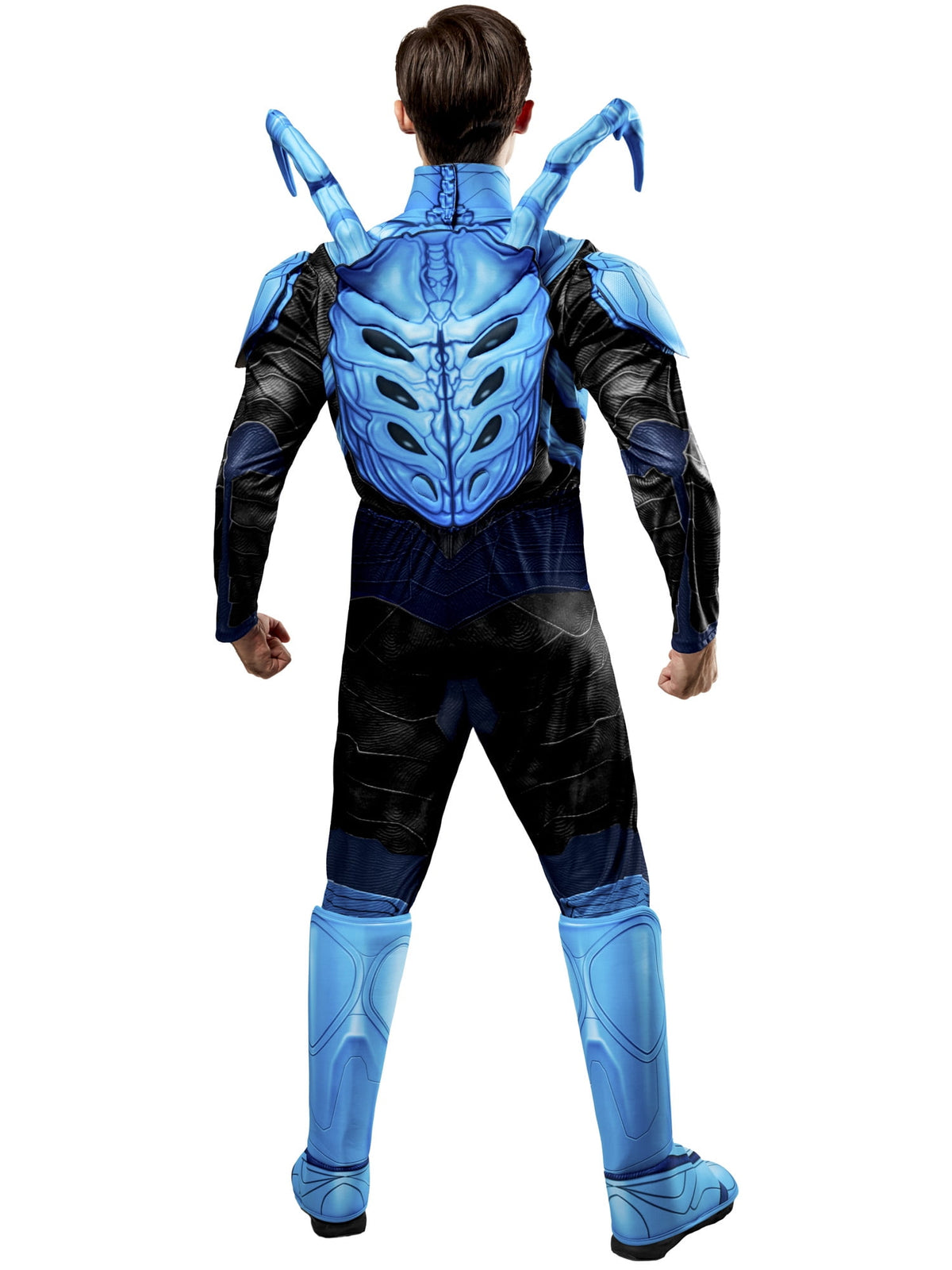 RUBIES II Blue Beetle Deluxe Costume Men Halloween Fancy Costumes with Jumpsuit for Adults,1 size